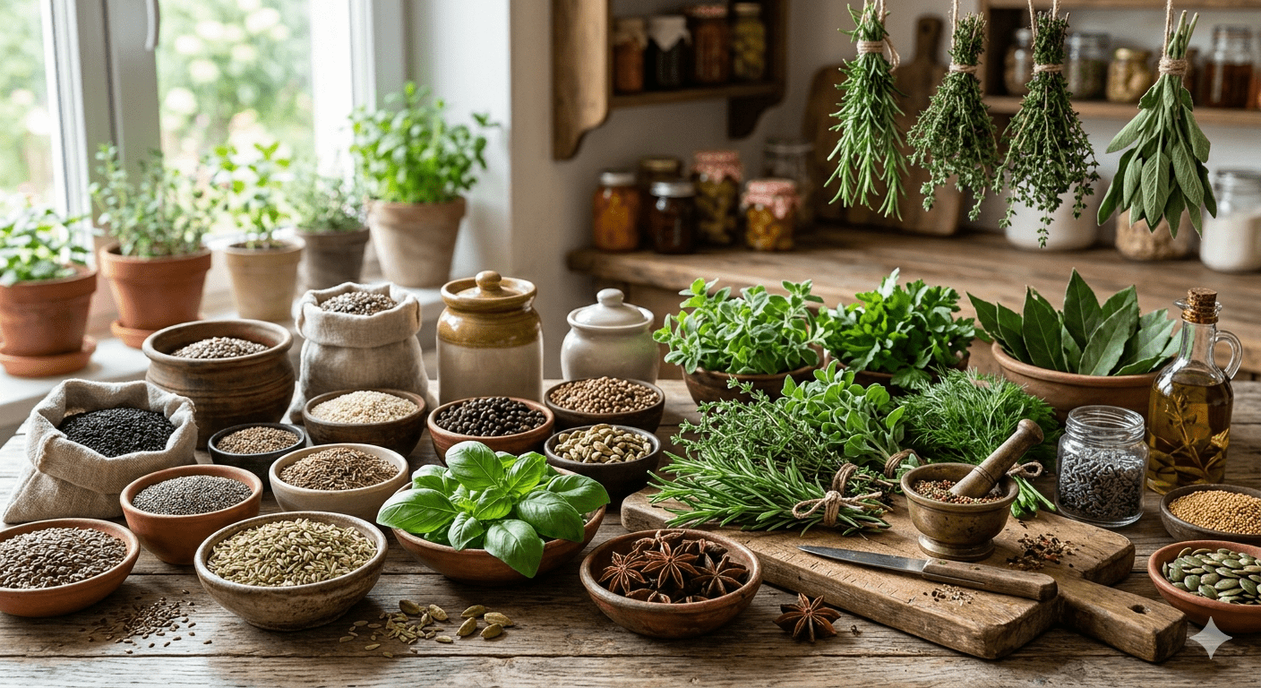 Aromatics, Herbs & Seeds